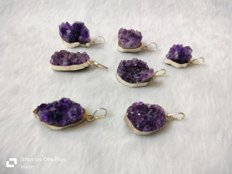 Amethyst Cluster Pendant