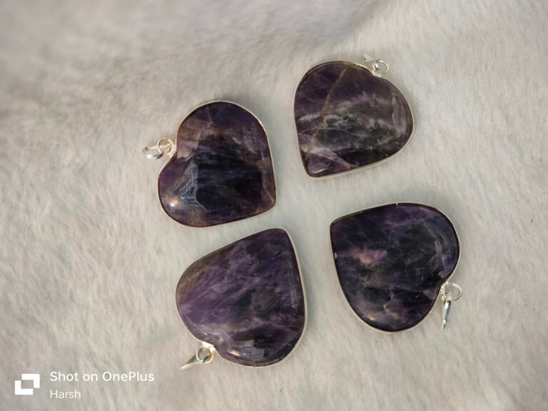 Amethyst Heart Pendant